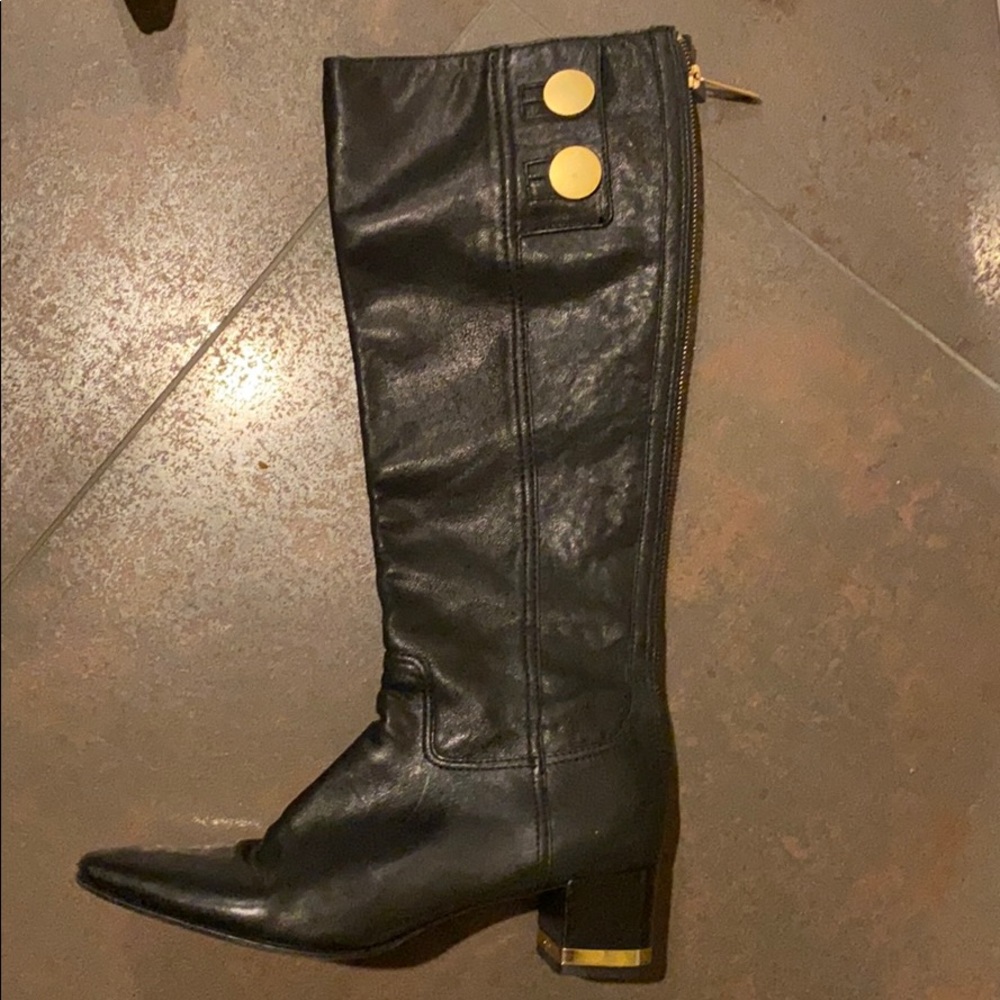 Black Tory Burch Riding Boots-Size 8.5